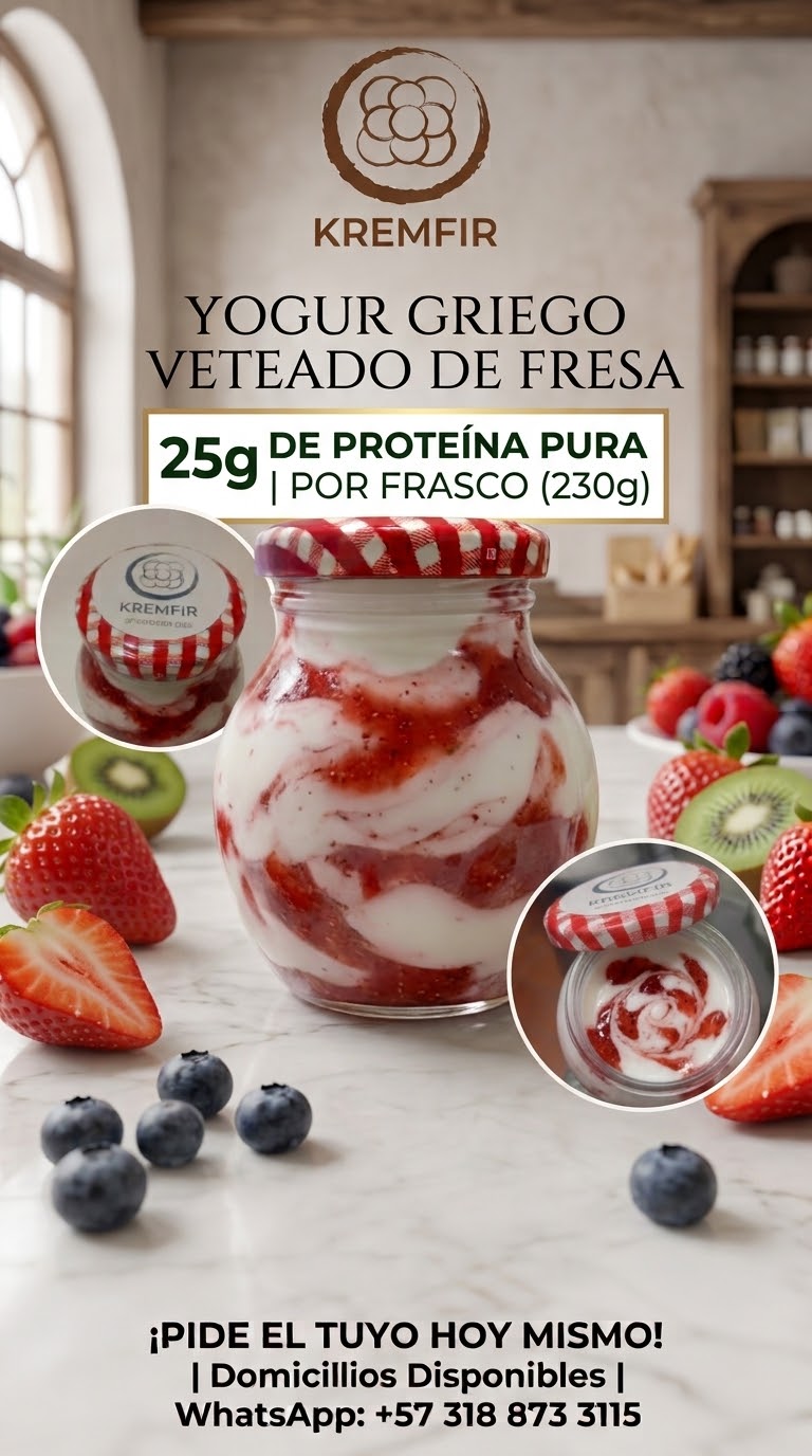 Yogurt Griego de Fresa